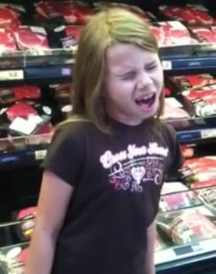 Woman Hears Little Girl Singing In Walmart, Grabs Her Phone To Capture