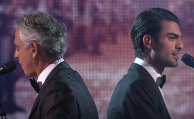 Andrea Bocelli Performs Beautifully With His Son On Dancing With The ...