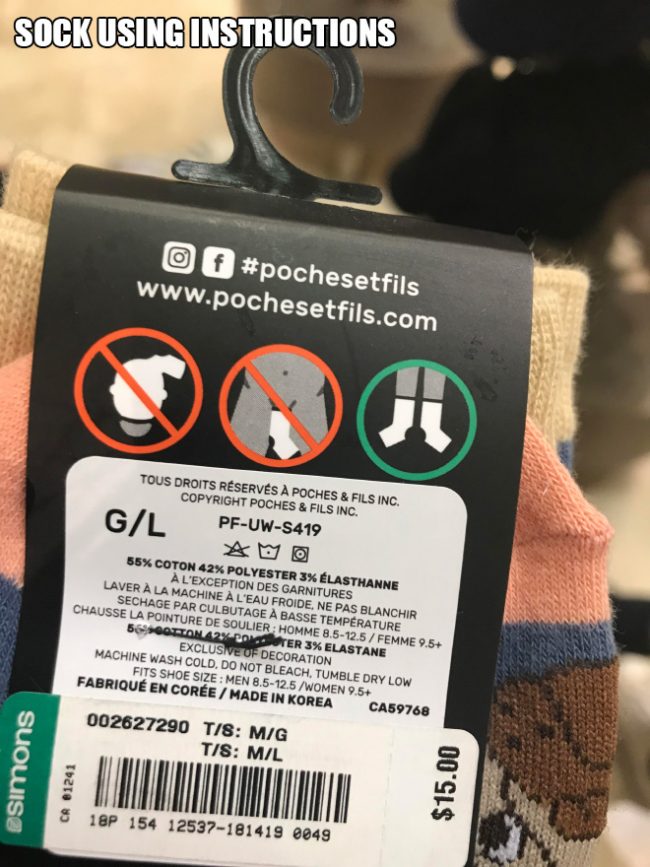 18 Hilarious Clothing Tags That Will Make You Wonder What The Factory ...