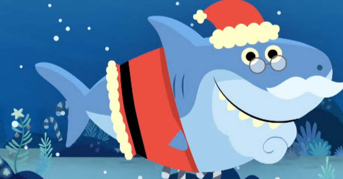 Super simple songs baby shark. Christmas Baby Shark. Merry Christmas Baby Shark. Baby Shark аватарка ь\трека. Baby Shark super simple Songs.