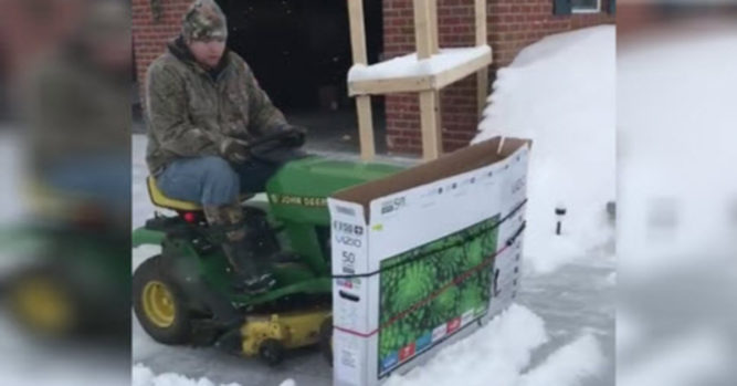 snow shovel for lawn mower