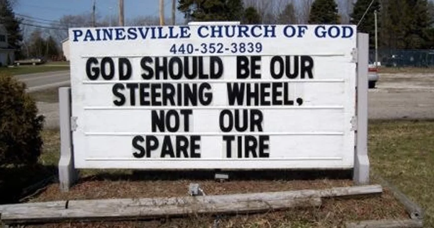 17 Hilarious Church Signs That Tell It Like It Is – Inner Strength Zone