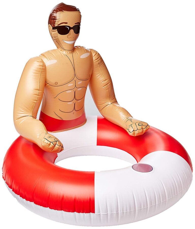 inflatable pool hunk