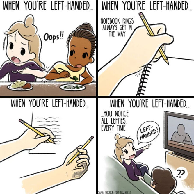 35 Pics That Show The Headaches Of Being Left Handed In A Right Handed