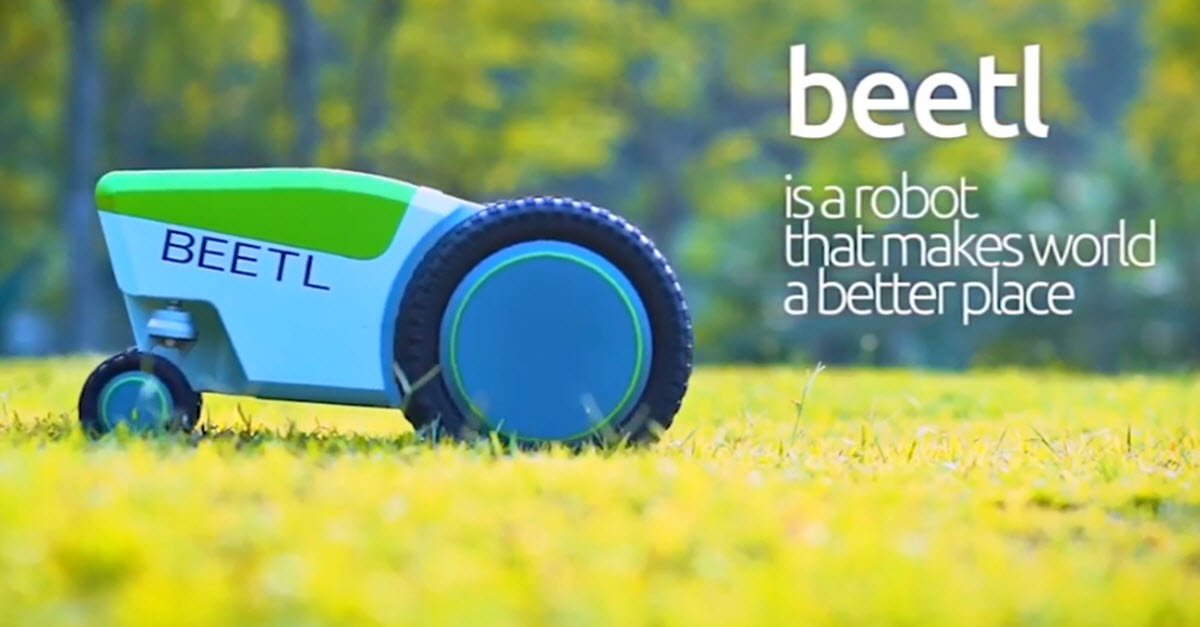 No More Plastic Gloves And Cringing, The Dog Pooper Scooper Robot Is