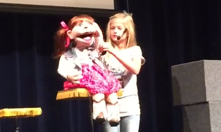 12 Year Old Ventriloquist Sings And Yodels With Her Dummy Inner