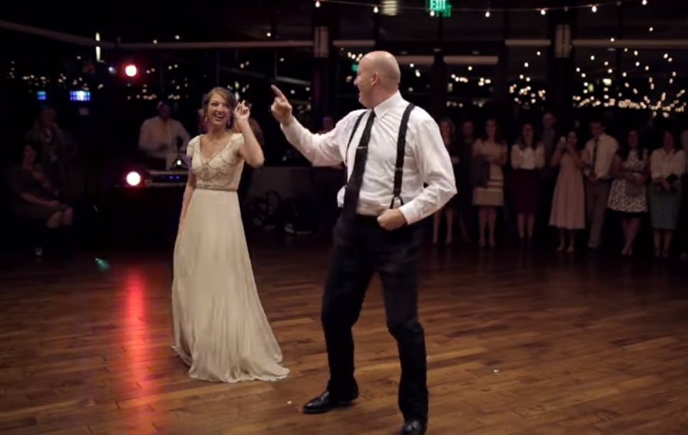 Father And Daughter Start Their Wedding Dance Off Slow But Then The Music Changes And They Boogie Down Inner Strength Zone,Chicken Satay Mr Chow