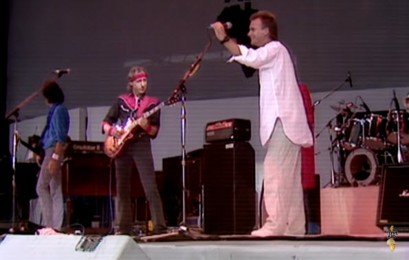 Dire Straits Sings Money For Nothing With Sting At Live Aid 1985
