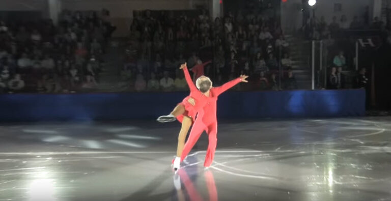 Ludmilla Belousova And Oleg Protopopov Perform On The Ice As Seniors ...