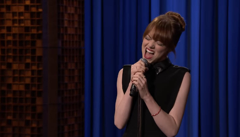 Jimmy Fallon Goes Head-to-Head In A Lip Sync Battle With Emma Stone ...