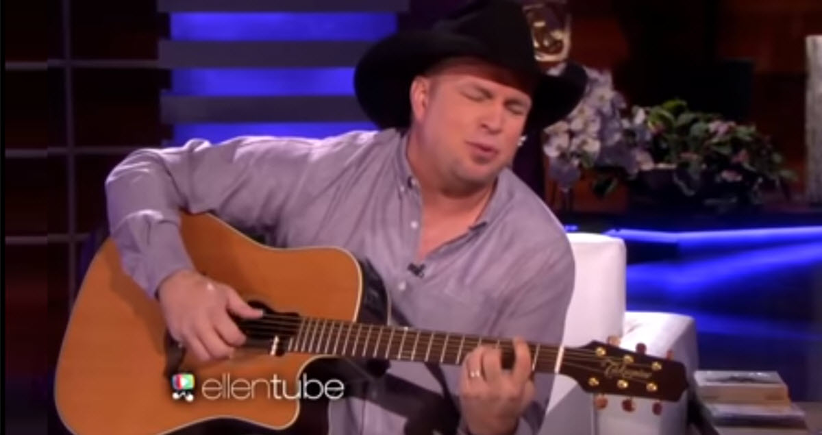 Garth Brooks Brings Ellen To Tears When He Sings Heartfelt Performance