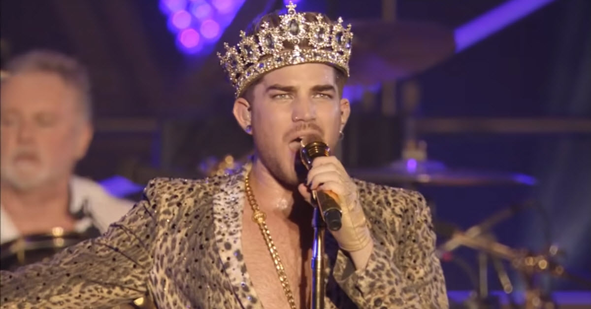 Adam Lambert and Queen Give Brilliant Performances of 'We Will Rock You ...