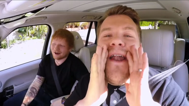 Ed Sheeran Joins James Corden For Outrageously Fun Ride As They Perform ...