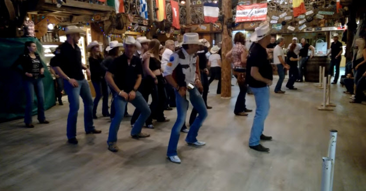line dance wonderful time up there