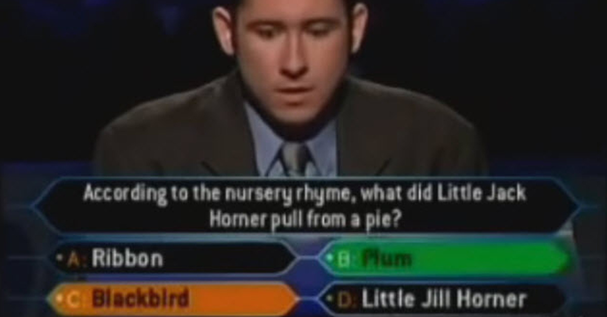 Hilarious And Cringe-Worthy Fails From Who Wants To Be a Millionaire ...