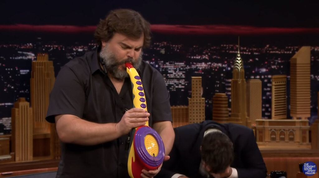 Jimmy Fallon Asks Jack Black to Perform on His Legendary SaxABoom and