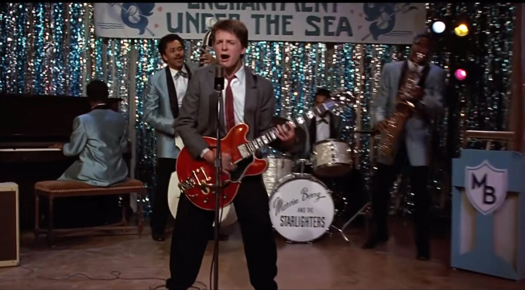 Relive The Classic Back To The Future Scene Where Marty McFly Rocks ...