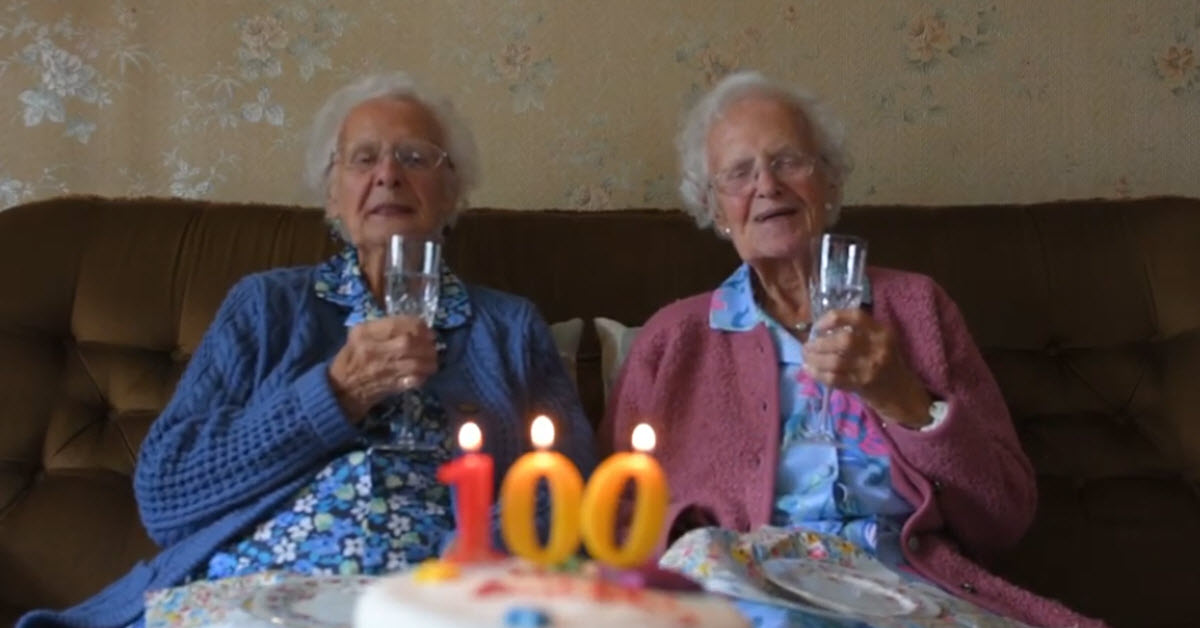 The Oldest British Identical Twins Just Turned 100 Years Young Inner Strength Zone 