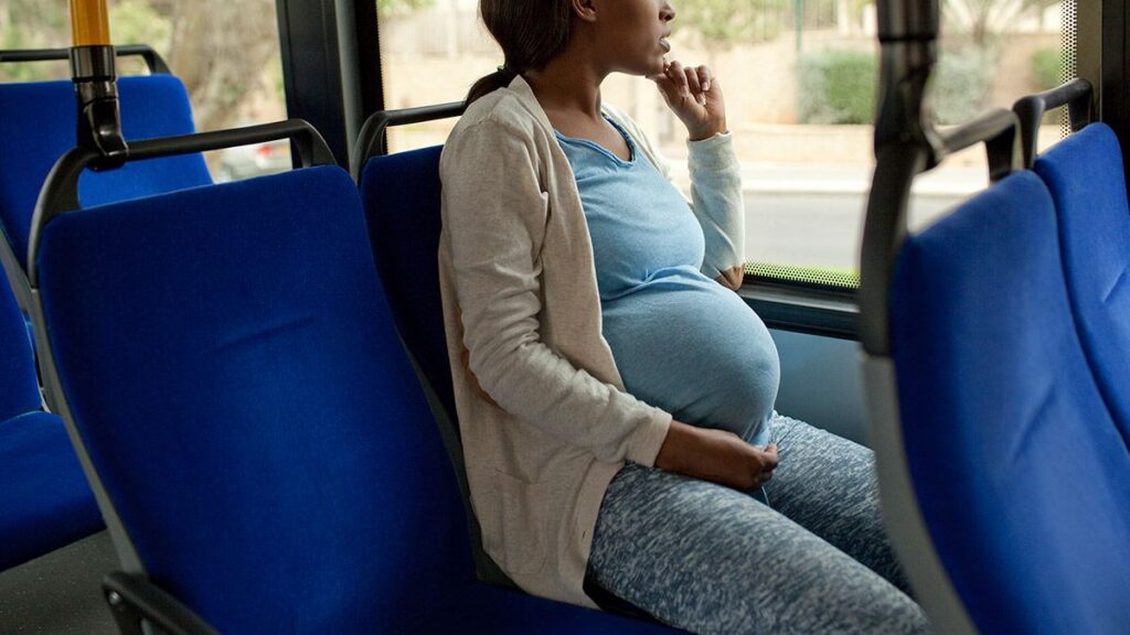 Man Wont Give Up His Seat For A Pregnant Woman Because He Works Long 4876