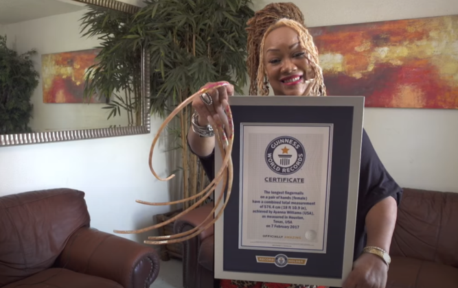 This Woman Has The Longest Nails On Record Makes Guinness Book Of World Records Inner 8062