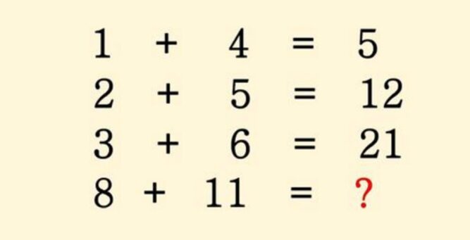 One photo of four different math problems