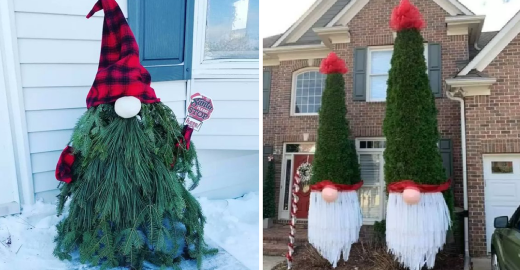 The Latest Outdoor Holiday Decorating Trend Is DIY Christmas Tree Gnomes – Inner Strength Zone