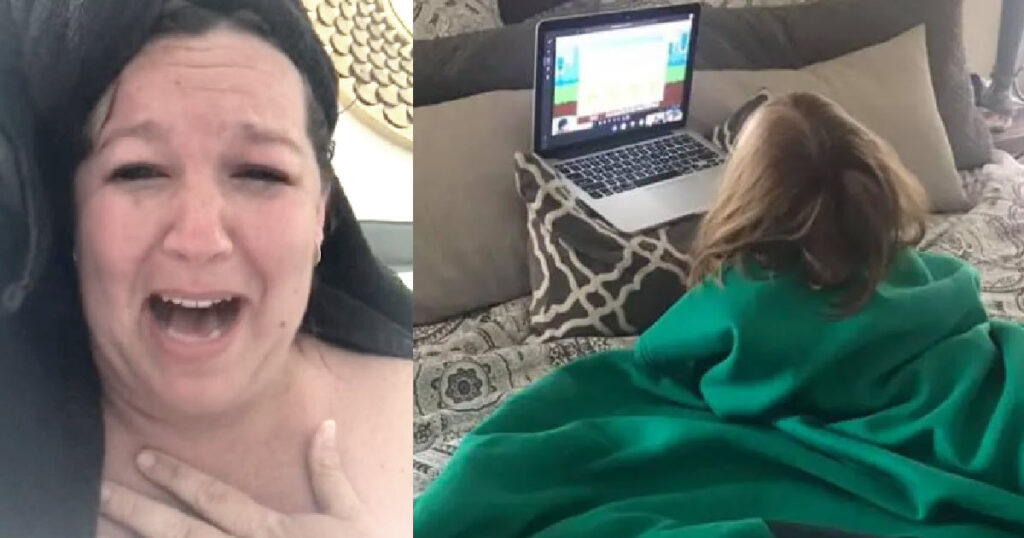 Mom Mistakenly Flashes Entire Classroom During Daughter’s At Home Zoom
