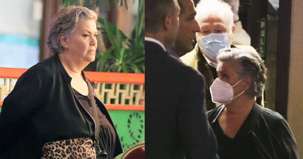 Dawn French Looks Chic and Stylish in Black As She and Her Hubby Step Out for Lovely Dinner